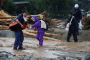 اليابان تأمر بإجلاء مليون شخص بسبب السيول