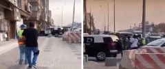 فيديو يوثق لحظة هروب مطلوب جنائي من مداهمة والإطاحة به من قبل “شرطة الرياض”