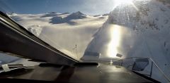 فيديو يرصد لحظة اصطدام طائرتين على جبال الألب