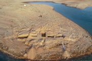 بالفيديو.. جفاف سد الموصل يُظهر إمبراطورية عمرها يتجاوز 3 آلاف عام
