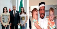 “الربيعة” يلتقي التوأم السيامي البولندي الذي أجرى له عملية فصل قبل 14 عاماً (صورة)