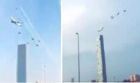 طيار يعلق على المقطع المتداول لاقتراب طائرة من أحد الأبراج خلال الاستعراض الجوي (فيديو)